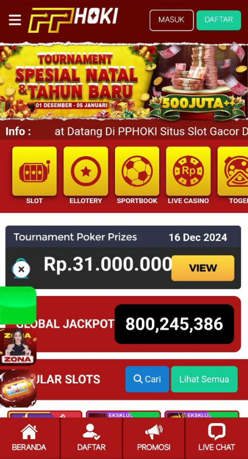 Main Slot di PPHOKI